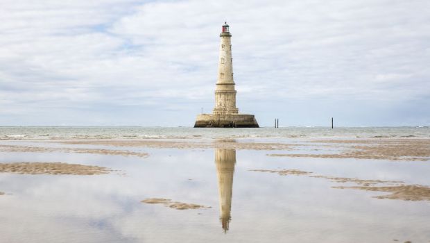view of the historical lighthouse of Cordouan