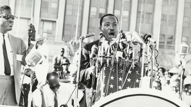 Martin Luther King, Jr. speaking in Chicago