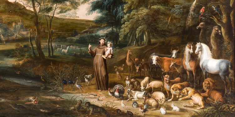 São Francisco de Assis e os animais