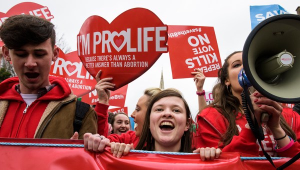 ANTI-ABORTION PROTEST IN DUBLIN