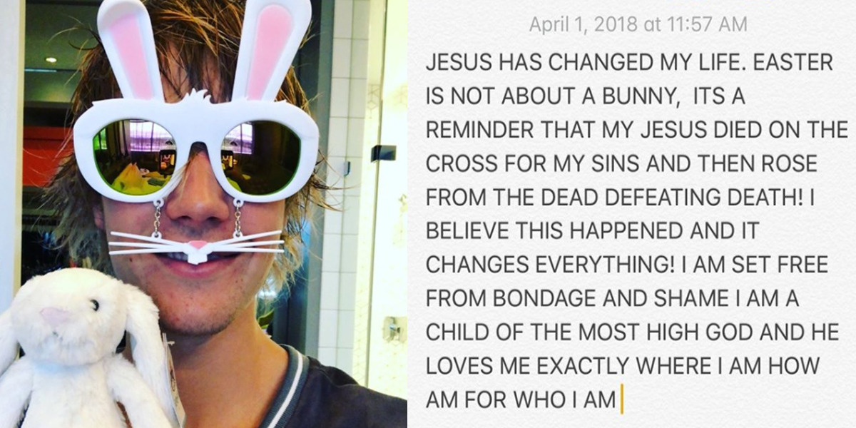 JUSTIN BIEBER,EASTER