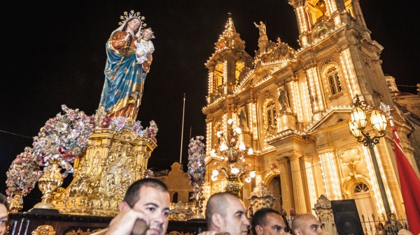 PROCESSION,MALTA,MARY