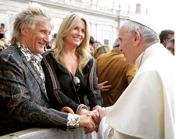 ROD STEWART AND POPE FRANCIS