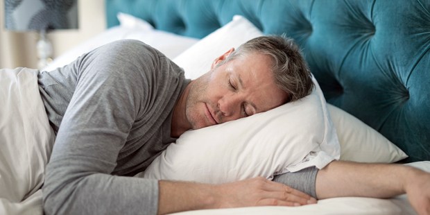 MAN SLEEPING