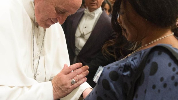POPE FRANCIS BLESSING UNBORN CHILD