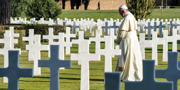 POPE FRANCIS,WW2,CEMETERY