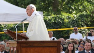 Papa Francisco en el Corpus Christi en Ostia