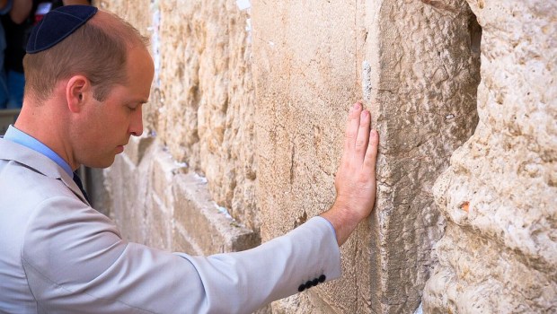 PRINCE WILLIAM,WESTERN WALL