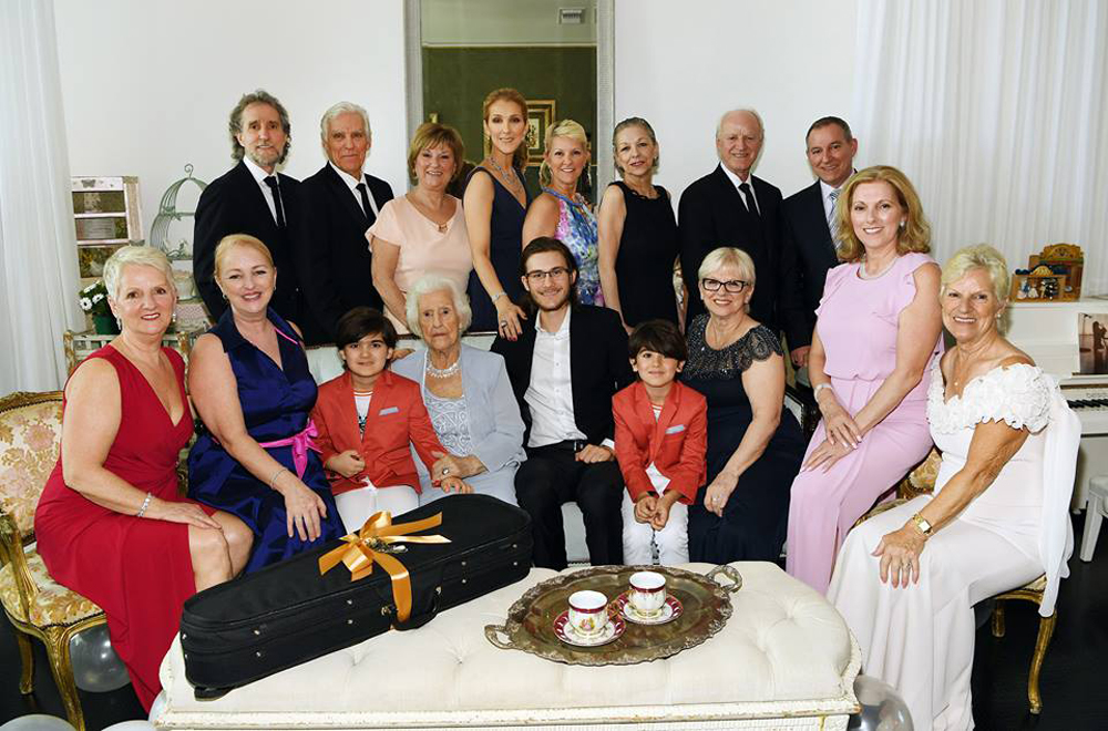 CELINE DION'S FAMILY