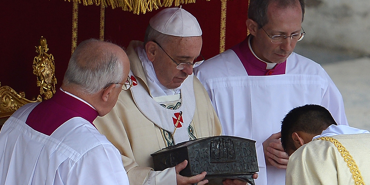 POPE FRANCIS RELIC ST. PETER