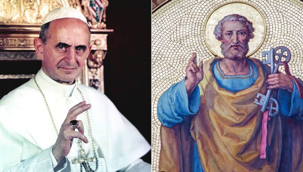 POPE PAUL VI ST. PETER THE APOSTLE