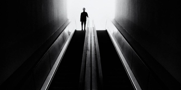 MAN,DARKNESS,STAIRS