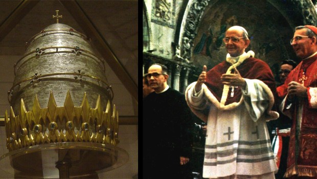 POPE PAUL VI,PAPAL TIARA