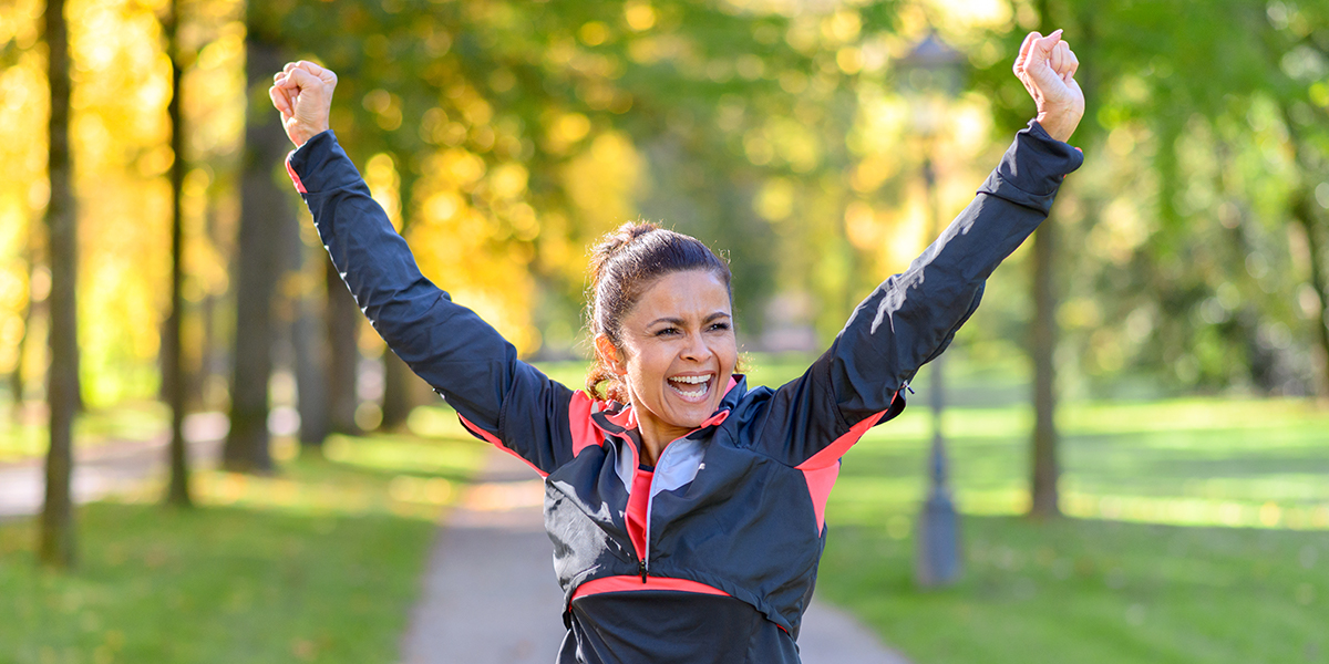 WOMAN RUNNING