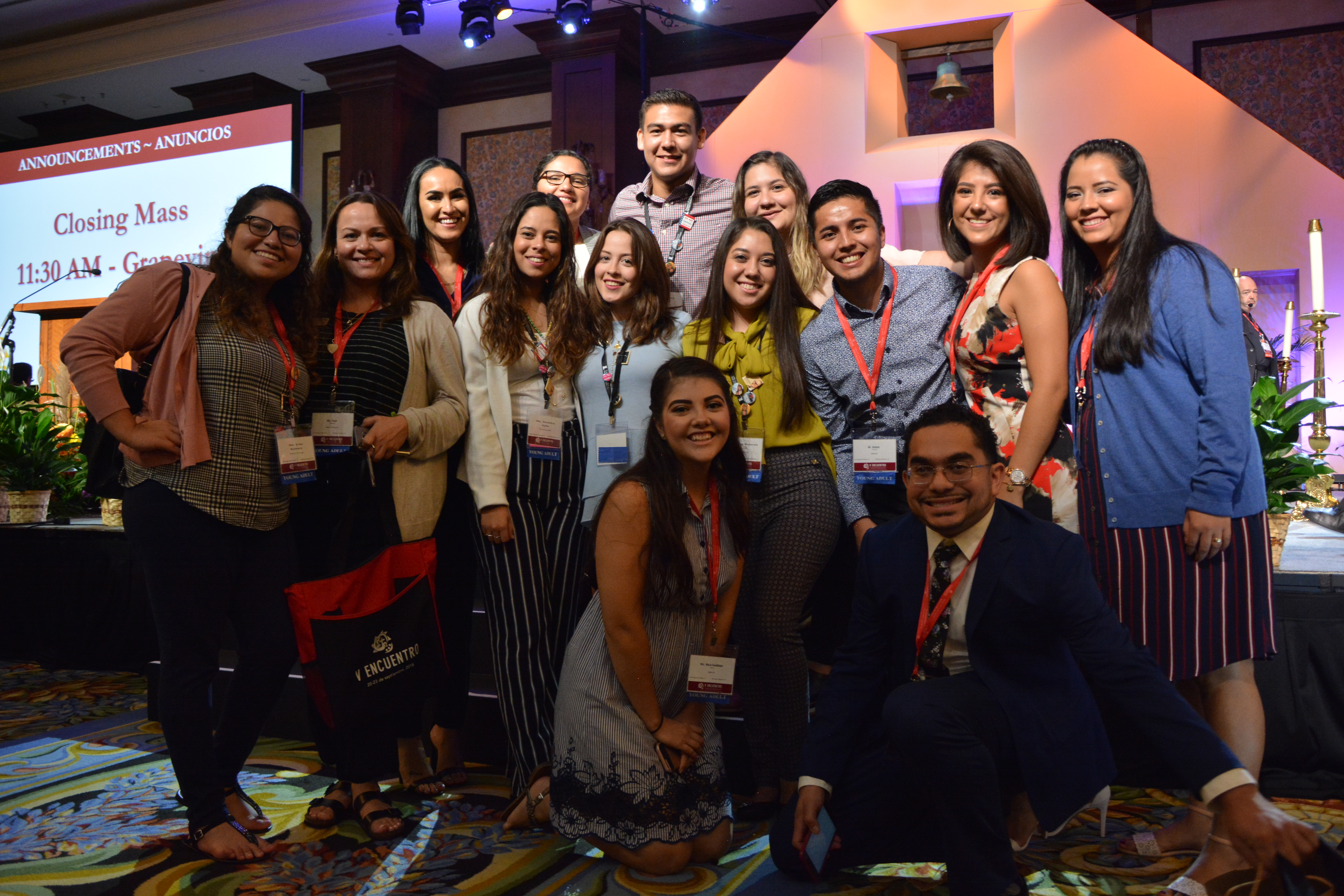 Los jóvenes fueron protagonistas en el Encuentro Nacional del Ministerio Hispano