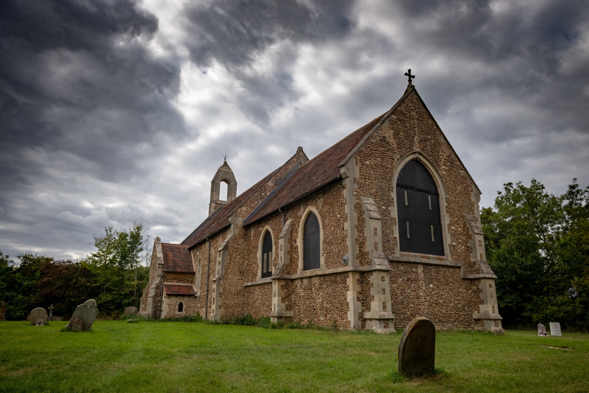 Restored St Denis&#8217; church East Hatley