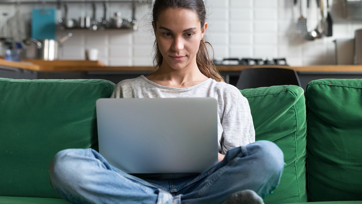 WOMAN WORKING