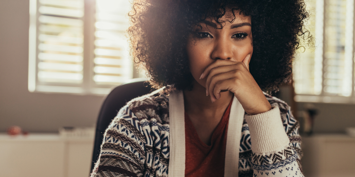 WOMAN,THINKING