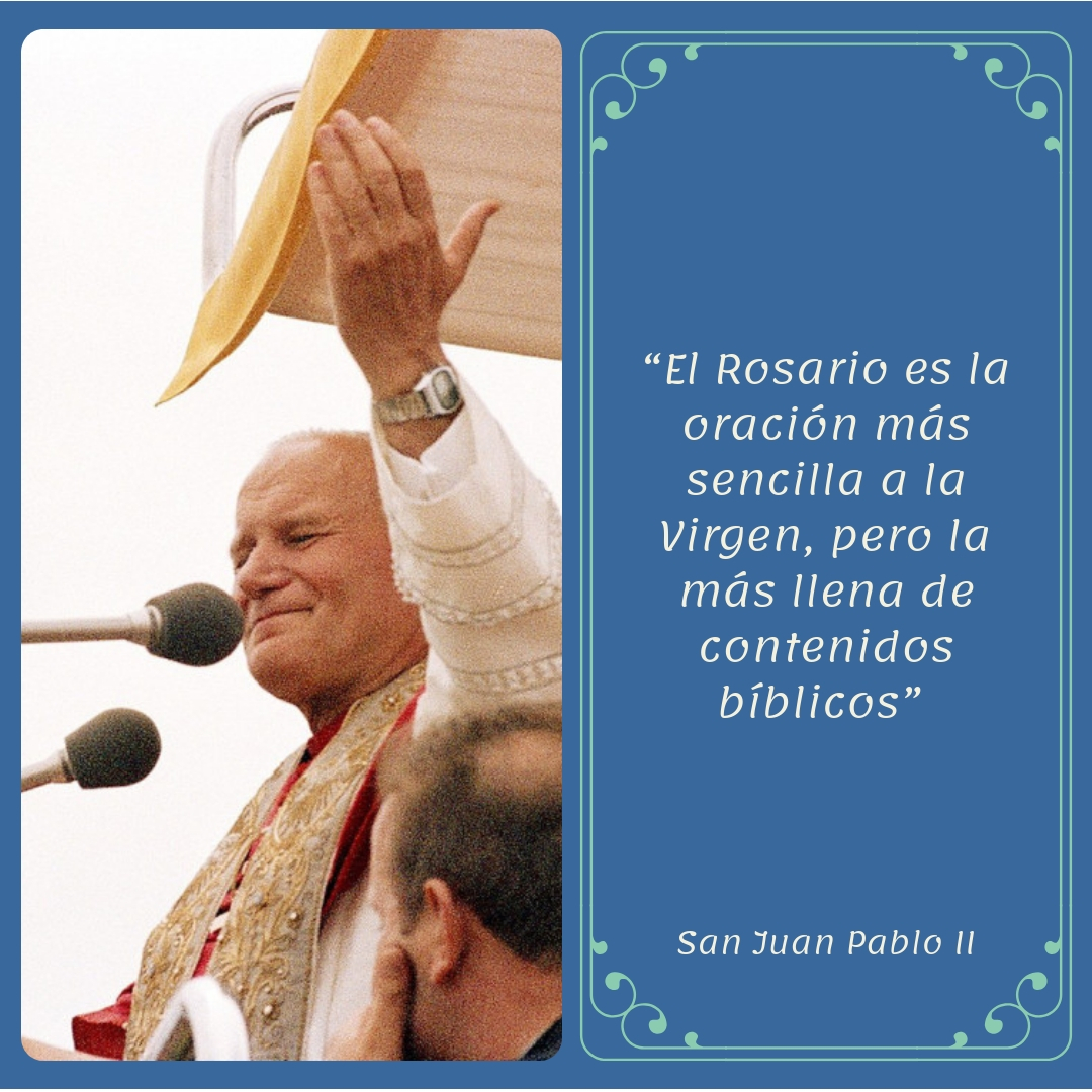 Zapatos Color de malva aquí 20 Frases de san Juan Pablo II sobre el Rosario