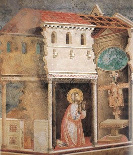 La vida de san Francisco pintada por el Giotto