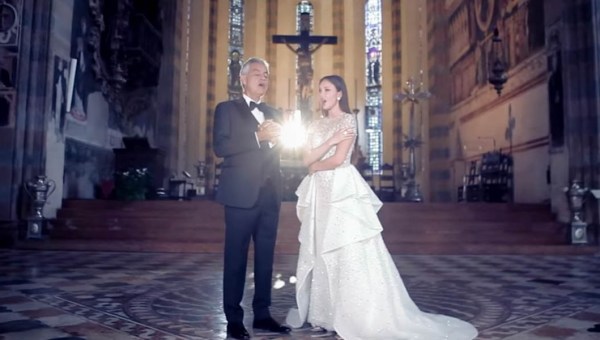 ANDREA BOCELLI,AIDA GARIFULINA