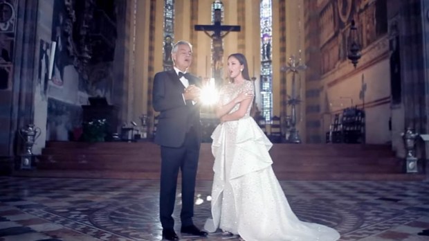 ANDREA BOCELLI,AIDA GARIFULINA