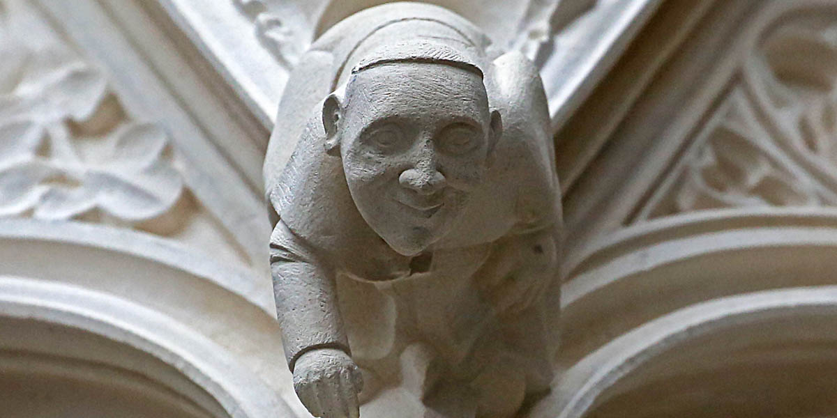 PAPAL GARGOYLE