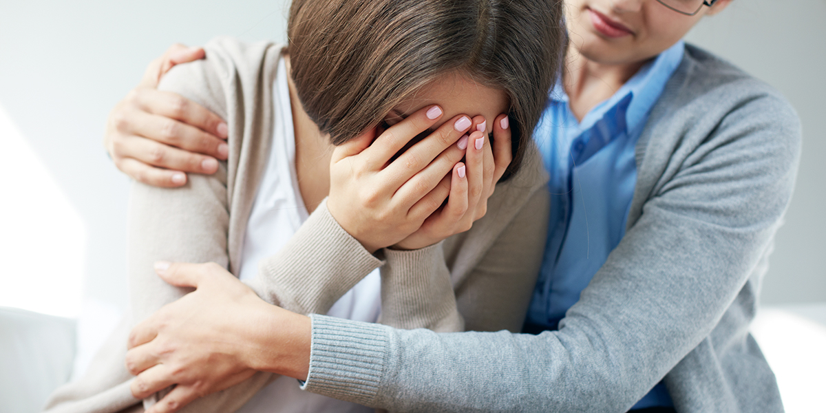 UPSET WOMAN