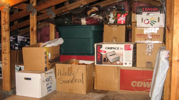 HOLIDAY BOXES, ATTIC