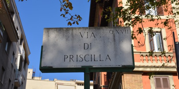 Catacumbas de santa Priscilla en Roma