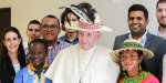 KOLACJA PAPIEŻA FRANCISZKA Z MŁODYMI