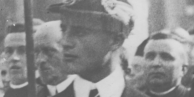 Foto poco conosciuta di Pier Giorgio Frassati, 1924