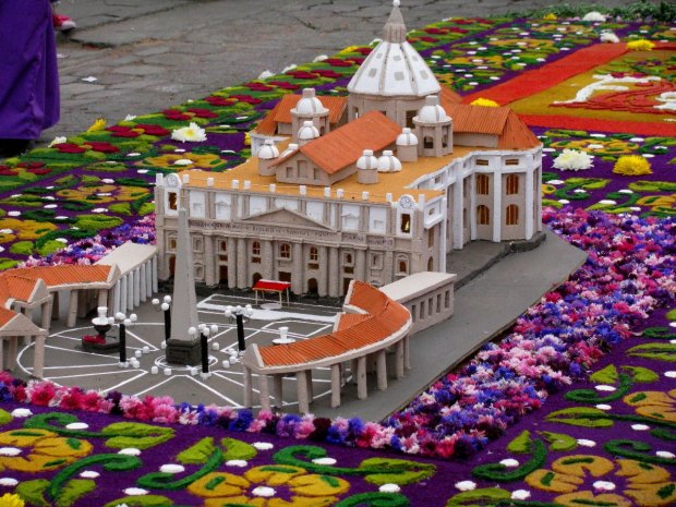 Alfombras de Semana Santa en Guatemala