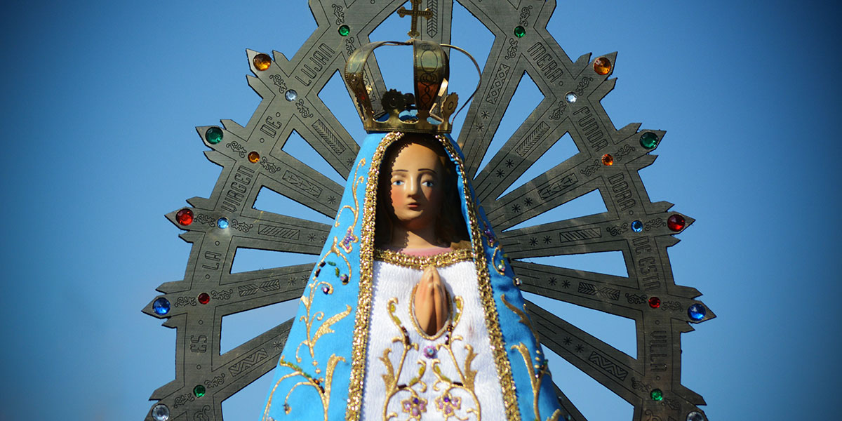 Los detalles de la Virgen de Luján