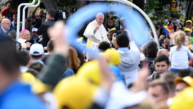 pope romania