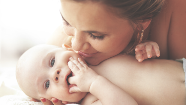 mom and newborn