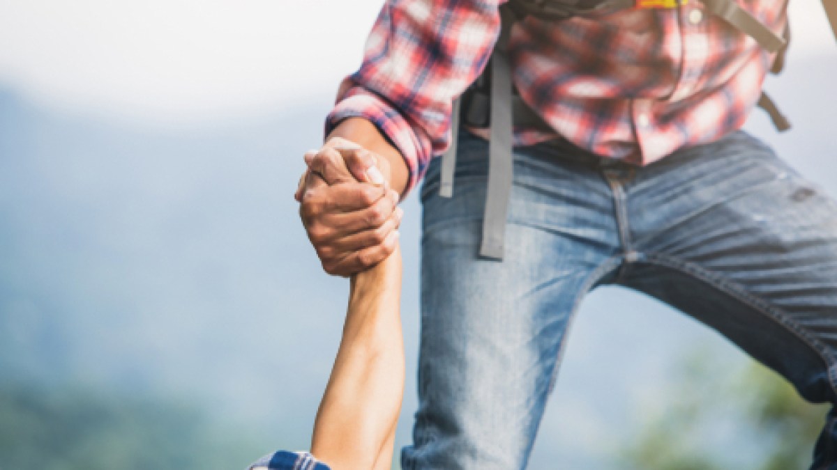 HELP, HAND, HIKE