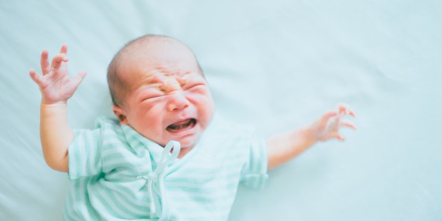 NEWBORN, BOY, CRY