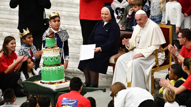 POPE FRANCIS SANTA MARTA CHILDREN