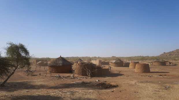 Un village du nord du Burkina Faso, le 14 novembre 2019, le long de la frontière avec le Mali et le Niger (Photo d'illustration).