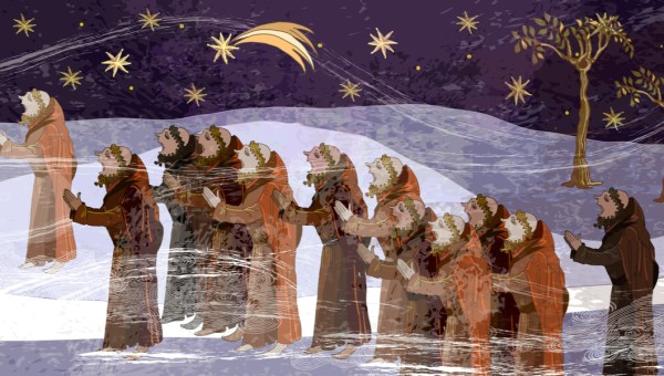 medieval monk christmas