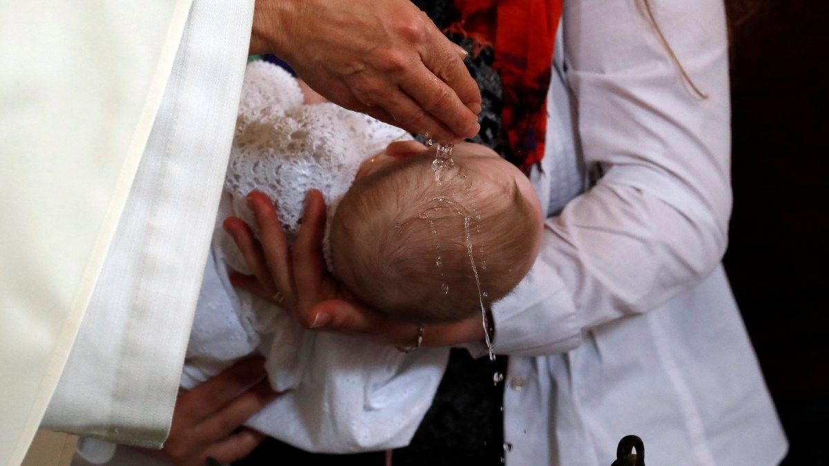 bapteme d'un enfant