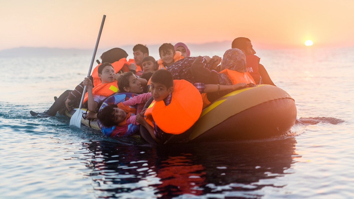 Refugees coming to Kos Island