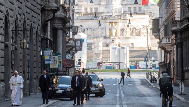 pope rome street