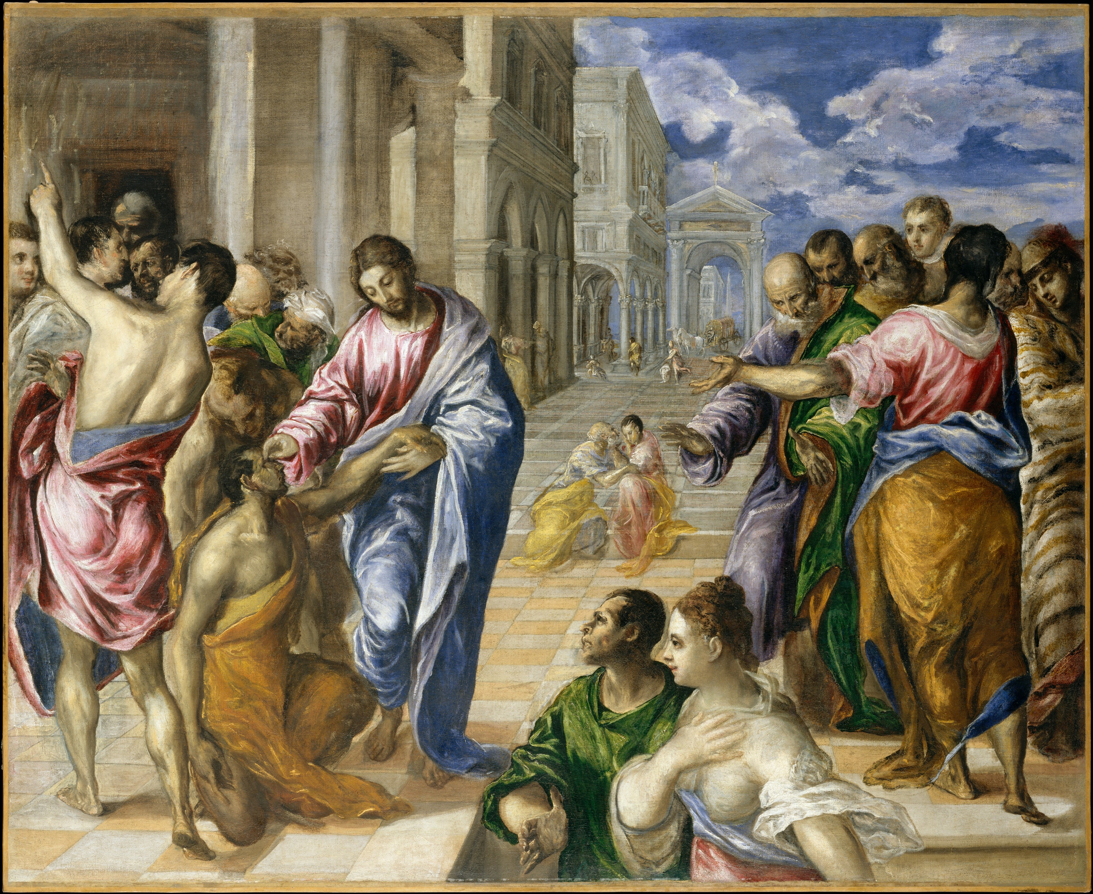 La curación del ciego de El Greco (año 1567, The Metropolitan Museum of Art, Nueva York)