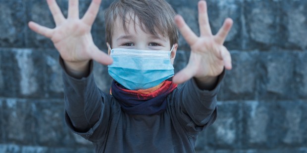 KID WITH MASK