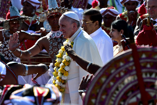 Pope Francis arrived in Sri Lanka – AFP – ar