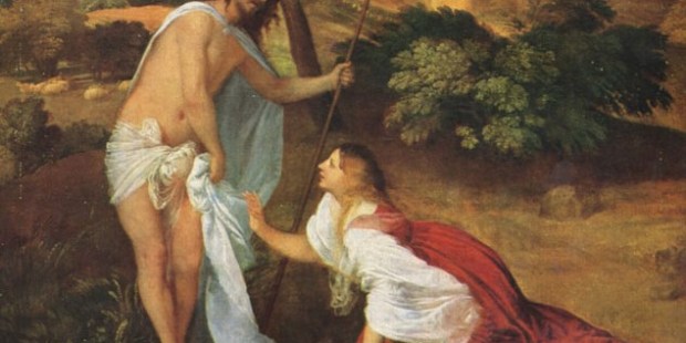 "Noli me tangere", Tiziano, National Gallery, Londres,
