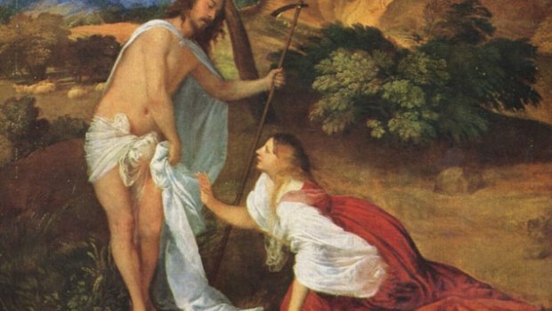 "Noli me tangere", Tiziano, National Gallery, Londres,