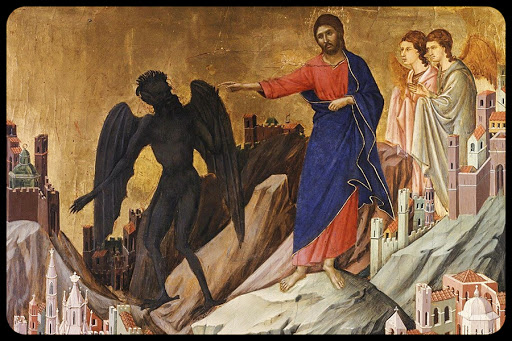 The Temptation on the Mount © Duccio &#8211; ar